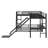 L-Shaped Bunk Bed With Loft Bed, Slide And USB Ports-58656229