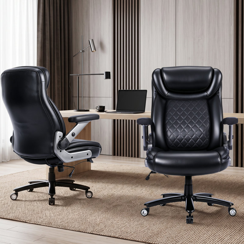 Fauteuil de direction ergonomique avec accoudoirs rabattables