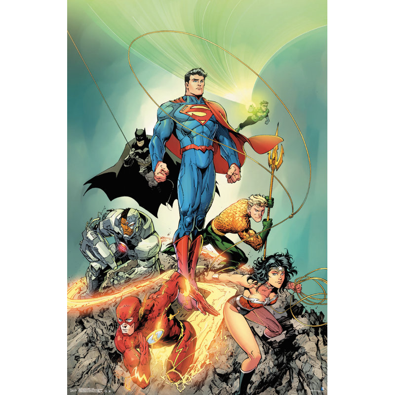« dc justice league- », impression sur papier