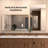 Cosy 60 in. W x 36 in. H Rectangular Modern Framed Wall Bathroom Vanity Mirror in Brushed Gold-179857955-179857957