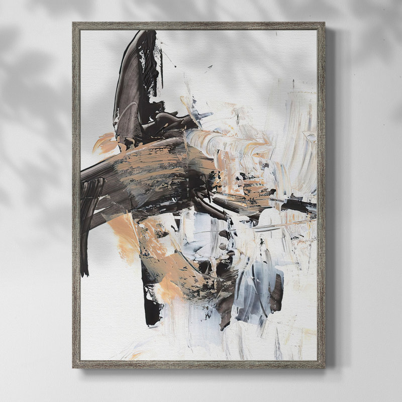 Ruckus I Framed Print - Solid Wood, 11" H x 9" W