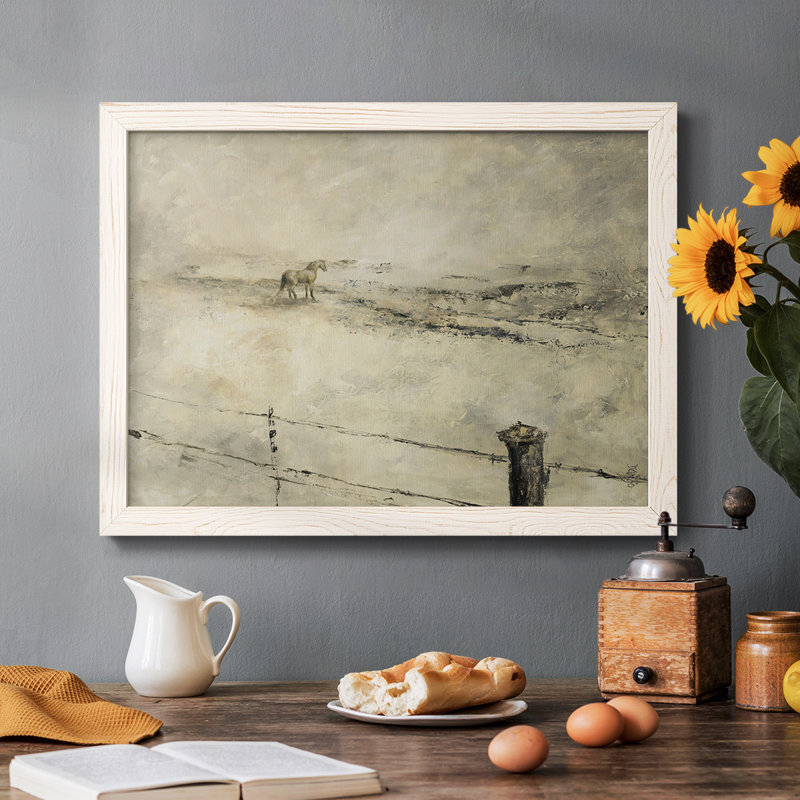 " Kingdom " Print, White, 18" H x 26" W x 1.5" D