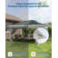 Pavillon de jardin escamotable 13 po x 13 po avec double toit et moustiquaire - auvent de terrasse imperméable et résistant aux rayons UV-123134977