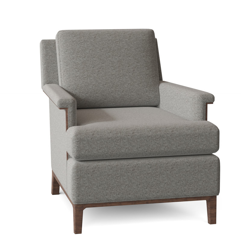 Libby Langdon 28.5" W Armchair, Tobacco, 9953 Loden Polyester