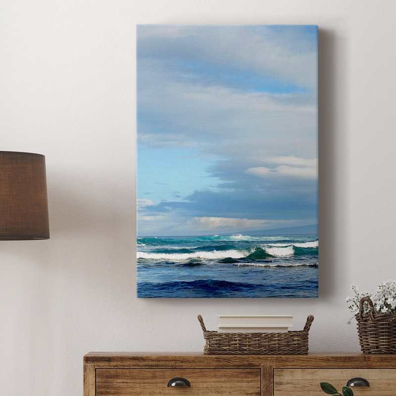 Bleu infini - Cavas enveloppés de galerie, H 18 po x l 12 po
