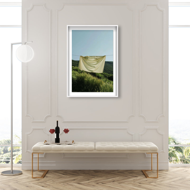 Floating Cotton I Print by Oliver Gal, 46.5"H x 31.5"W, White Shadowbox