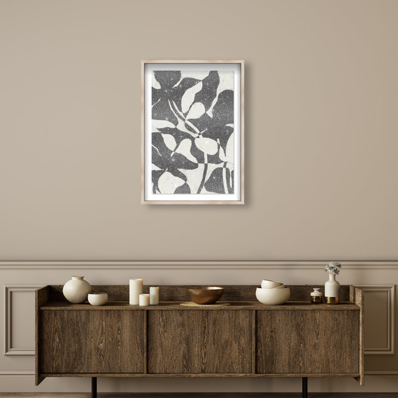 Inverted Nature Print by Oliver Gal, 16.5"H x 11.5"W, Natural Oak Shadowbox