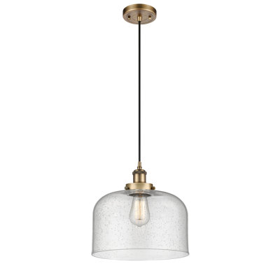 Pamelia 12" W 1-Light Dimmable Mini Pendant
