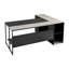 L-Shaped Executive Desk, Large Modern Office Table With Drawers & Storage Cabinet, Heavy Duty Wooden Executive Table With CPU Stand, 350 LBS Load Capacity, Easy Assembly, For Work Study Writing
