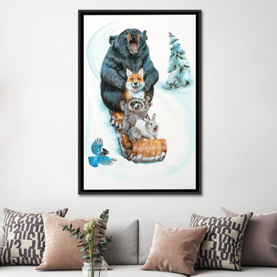 «The Big Hill» par Holly Siment, reproduction d'art sur toile tendue