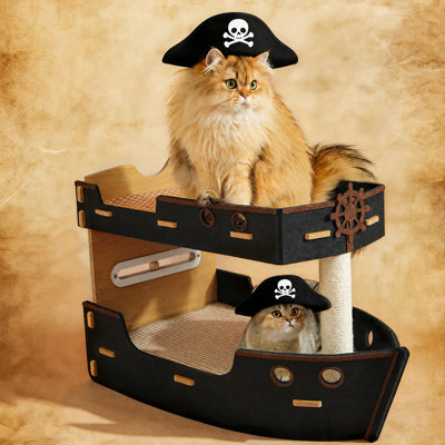 Lit pour chat 18,7 po Pirate Ship