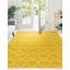 Tapis jaune en laine touffeté à la main Durrant-23147731