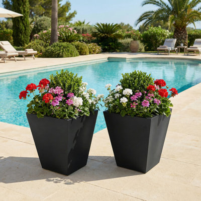 Jardinières en métal pour plantes d'extérieur