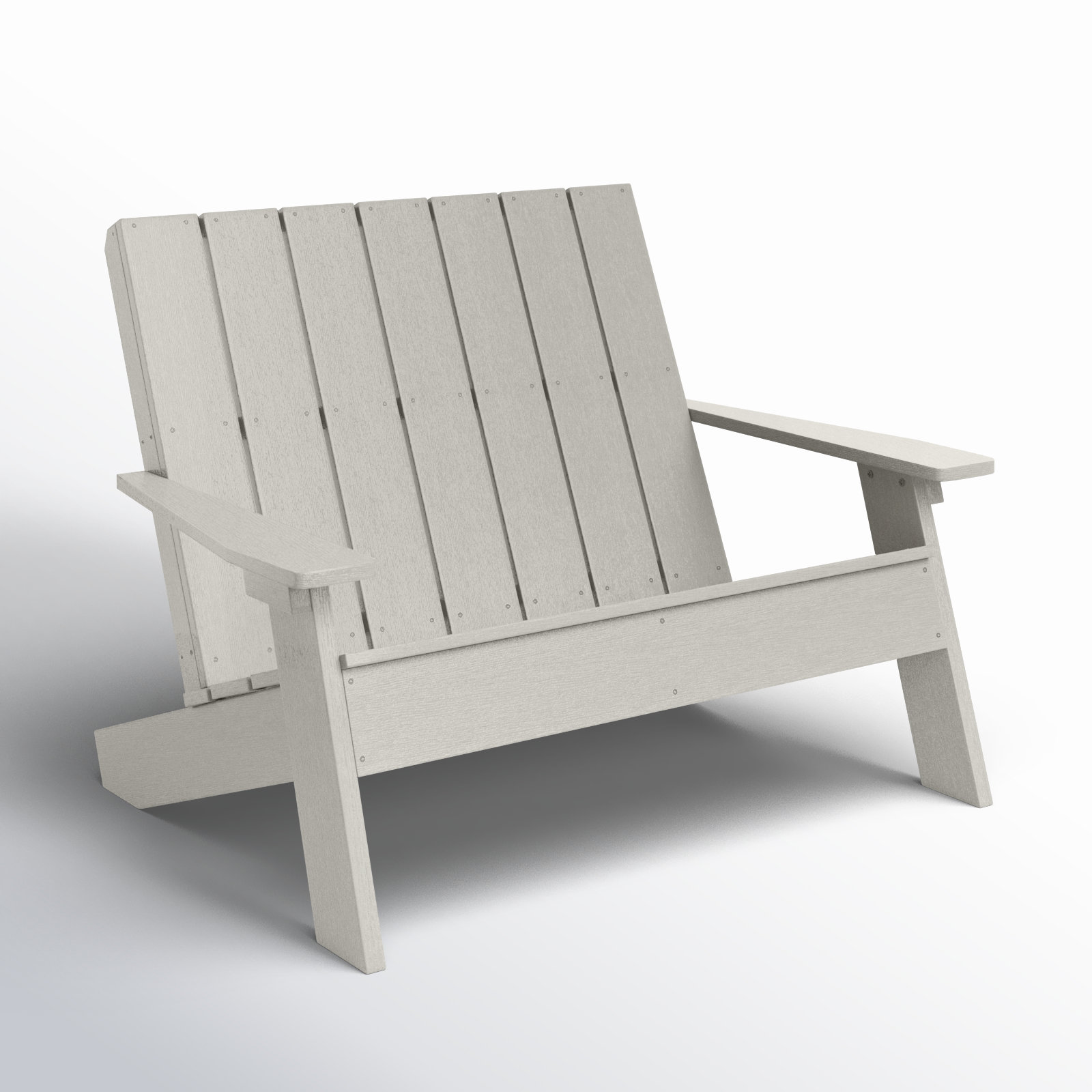Byrnes 54" Patio Loveseat, Harbor Gray