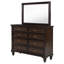 Commode 8 tiroirs avec miroir Giorgios