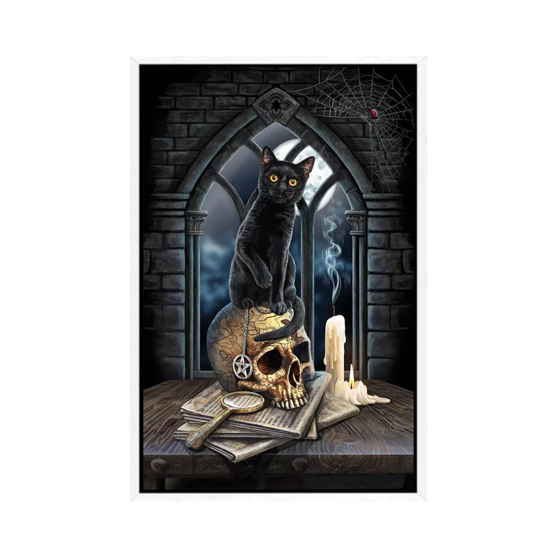 Spirits Of Salem by Lisa Parker - Print on Canvas, White Framed, 66.04 cm H x 45.72 cm W