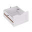 Armoire de rangement blanche pour salle de bain, armoire autoportante avec tiroirs