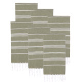 Ensemble de 6 serviettes pour lit de plage en coton turc Alize