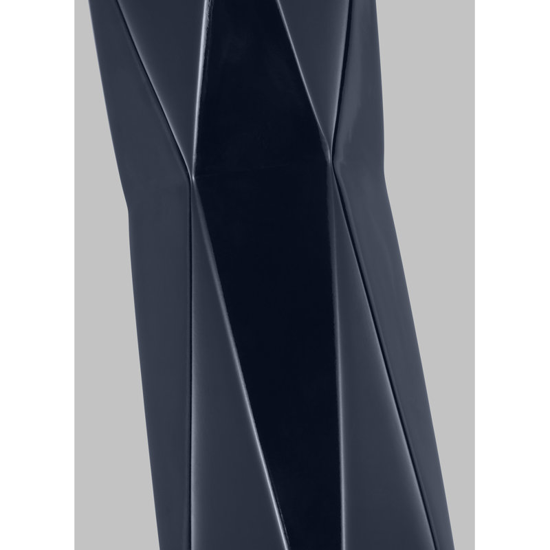 Fernwood 1-Light Medium Table Lamp, Gloss Navy