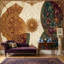 Papier peint baroque doré et décoration murale rétro européenne-2129037818-2129037823