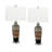 Bagliore 28" Tan and Brown Table Lamp with USB Port