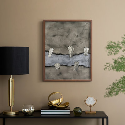 Stonemasonry I Framed Print - Solid Wood