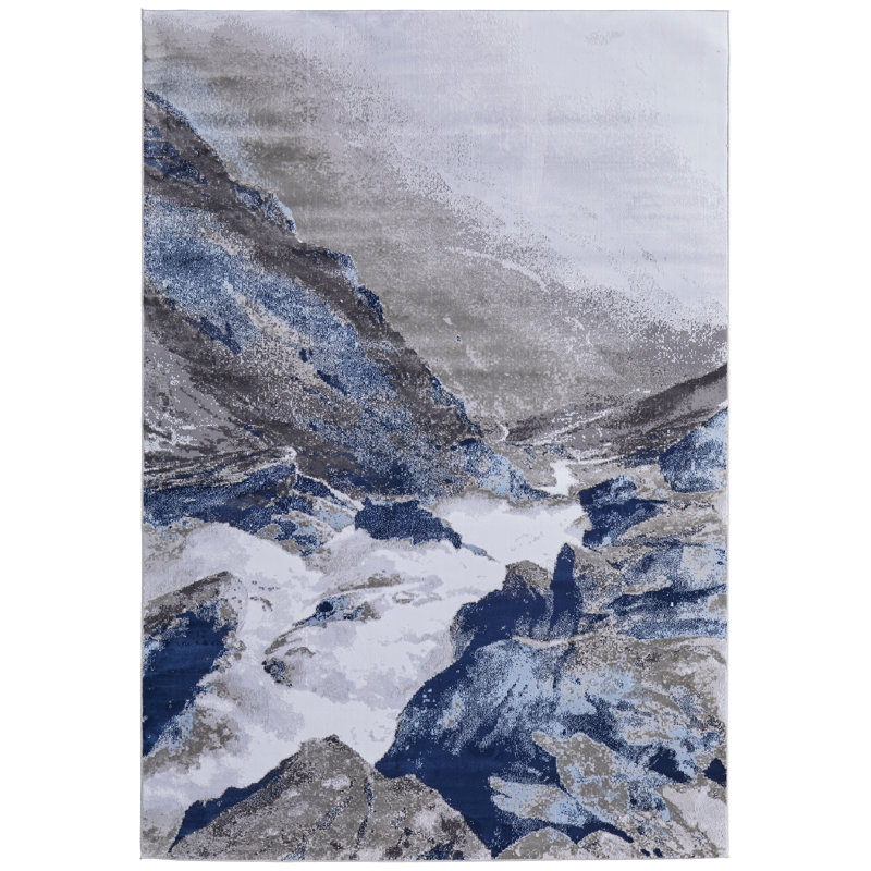 Pharrel Abstract Indoor Rug, Rectangle 5'2" x 7'2"