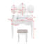 Popel Dressing Table with Mirror