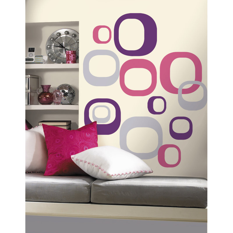 Abstract Non-Wall Damaging Wall Decal