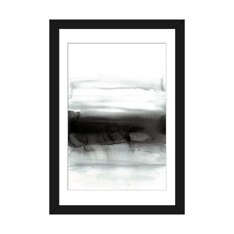 « black velours », impression sur toile, Papier d'art encadré noir, Blanc, H 32 po x l 24 po x P 1 po