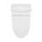 St. Tropez Comfort Height One-Piece Elongated Toilet, Vortex Dual-Flush 1.1/1.6 GPF, White Hardware-789141933-769207419-789141937