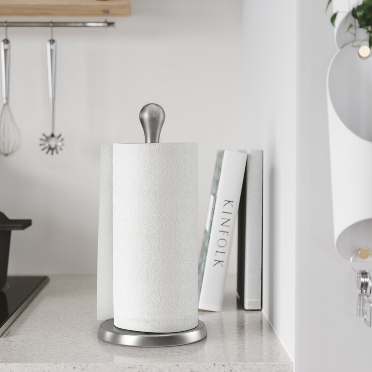 Paper Towel Holder // Gray // Metal Kitchen Paper Stand