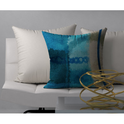 Abstract Throw Pillow