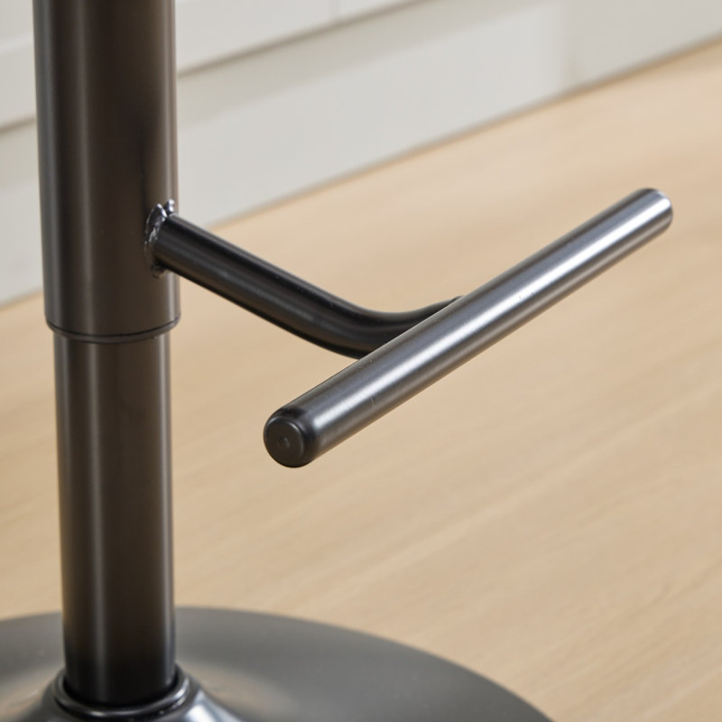 Tabourets de bar pivotants en polyuréthane vieilli et rétro avec hauteur de siège réglable, moderne et confortable pour un pub à la maison et un îlot de cuisine