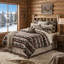Couvre-lit très grand Wooded River Lazy Lodge pour chambre rustique-86648916