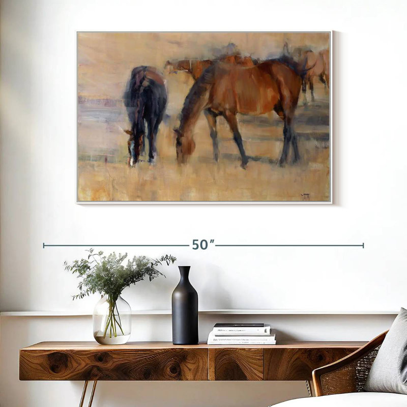 Kentucky Morning I, Cadre flottant blanc, 40 po x 27 po