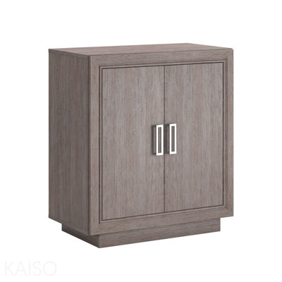 Armoire de rangement avec finition fonctionnelle gris moyen