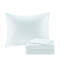 Literie pour lit simple TG avec édredon en médaillon corail - doux, accents de broderie, impression de draps, microfibre, oreiller, drap plat