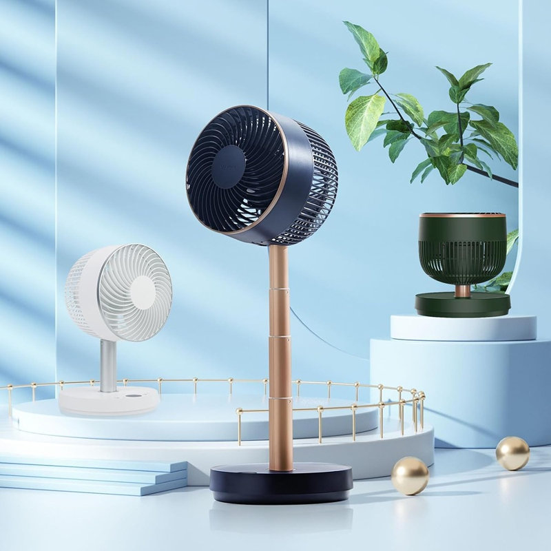 Ventilateur sur pied pour la chambre à coucher, 8 vitesses, 11 po à 26 po ...