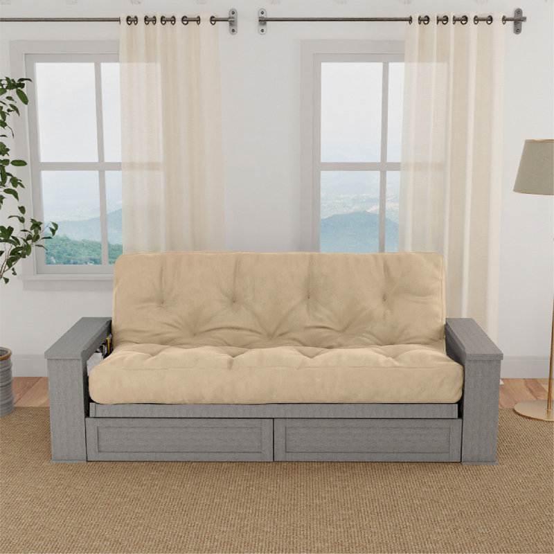 Matelas de futon en mousse viscoélastique imprégnée de gel Mcgrane Barkingside - Fabriqué aux États-Unis, certifié CertiPUR-US, cadre non inclus