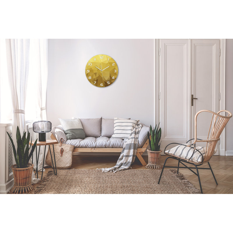 Jonadab Glass Wall Clock