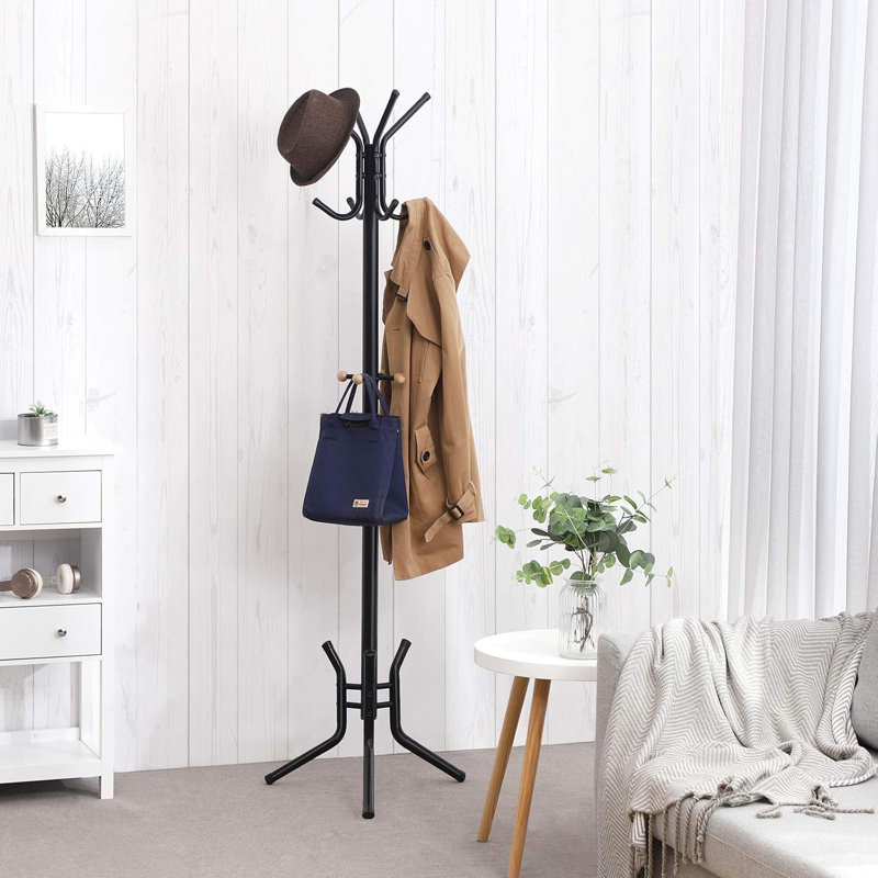 Baily Metal Freestanding 12 - Hook Coat Rack
