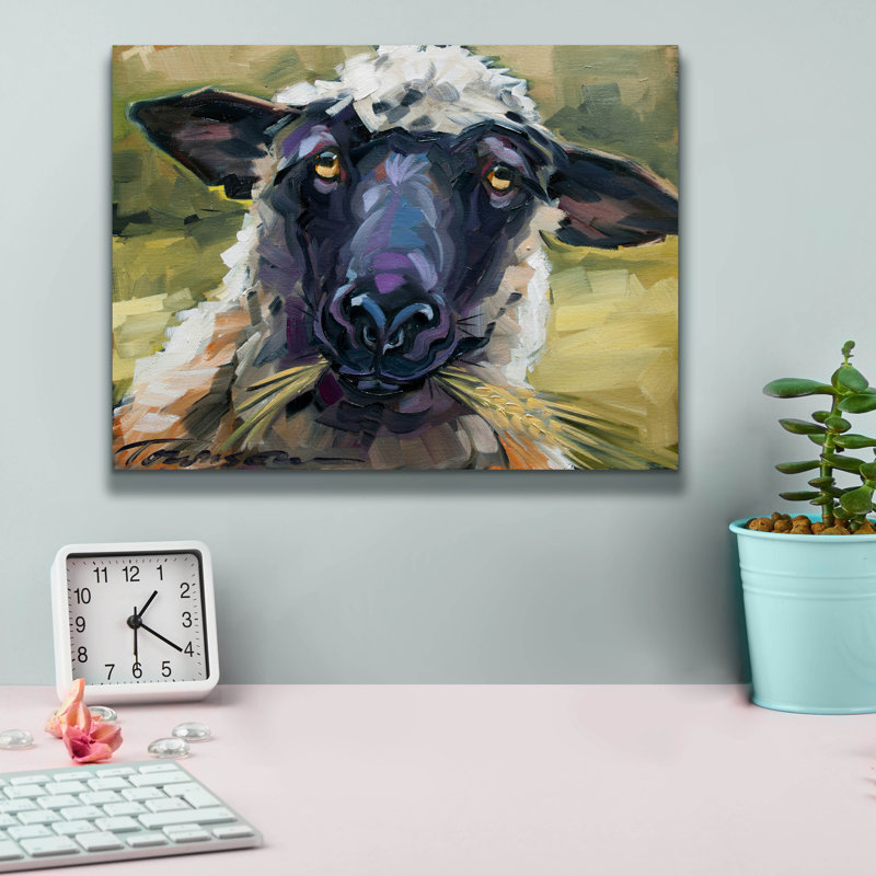 «Bless Ewe» par CR Townsend, H 12 po x l 16 po