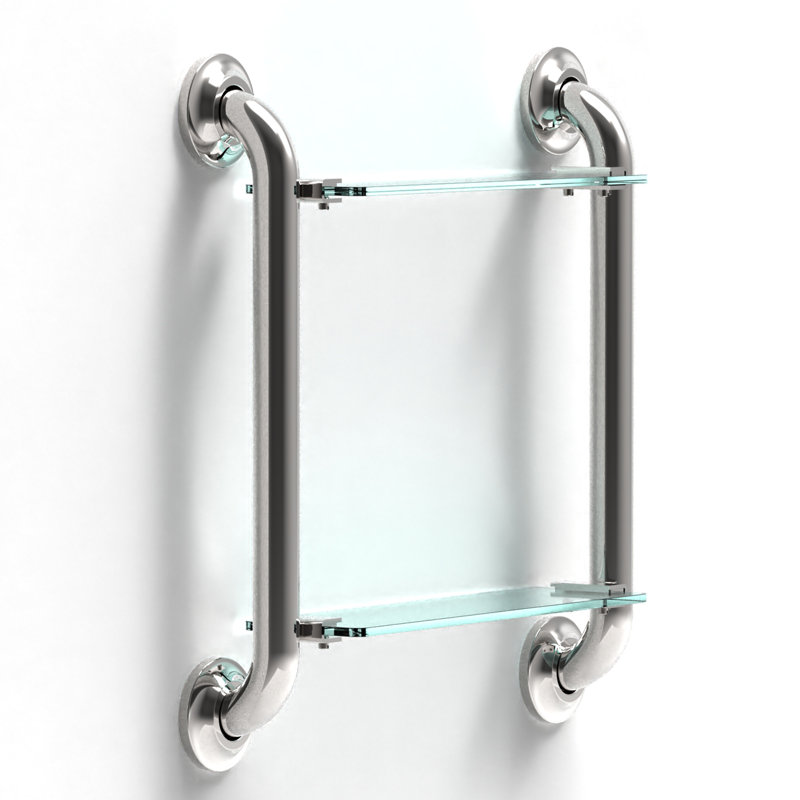 Barre d'appui en acier inoxydable 7,8 po