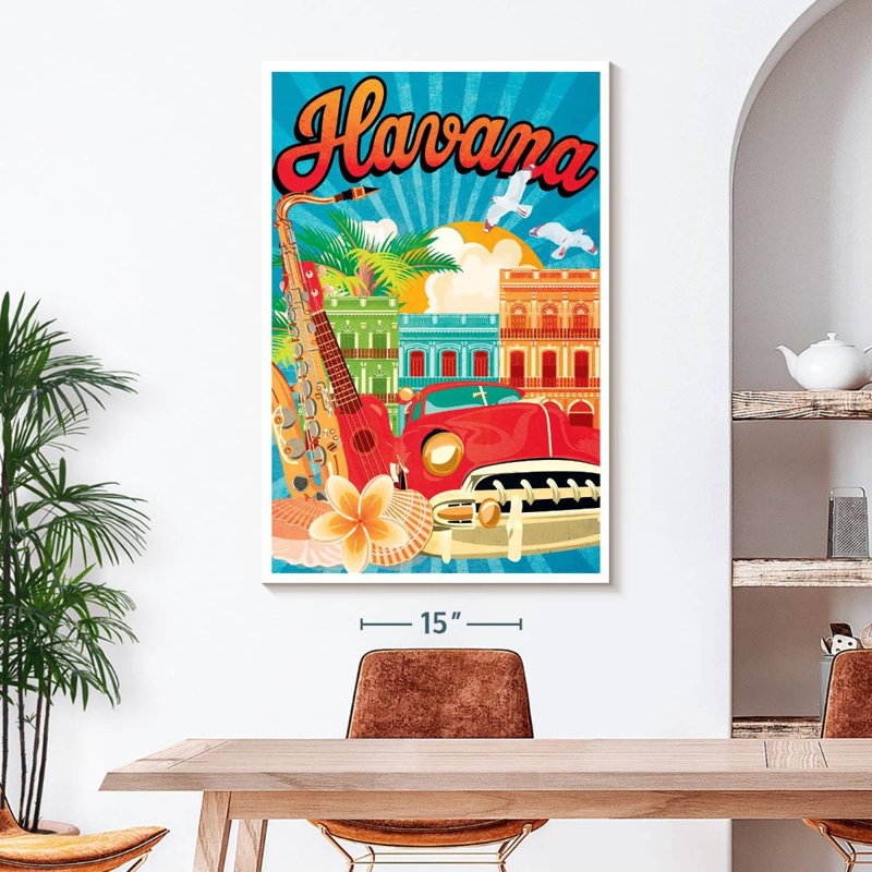 Impression sur toile, impression rétro sur toile, H 48 po x l 32 po x P 1 po