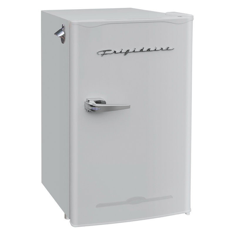Frigidaire® 3.2-cu. ft. 65-Watt Retro Bar Fridge with Side Bottle Opener, Moonbeam, Moonbeam