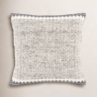Reni Wool Blend Reversible Throw Pillow