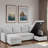 Convertible U-shaped Sectional Sofa With Storage Chaise Lounges, Cup Holders, Usb Ports, Storage Boxes And Pockets-2098654019