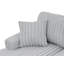 Canapé-lit d'angle surdimensionné en velours côtelé en forme de U de 122 pouces avec lit gigogne et méridienne double de rangement, gris-1852228033