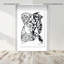 Manuel Roman - Nocturne Print by Oliver Gal-350674159-454073782